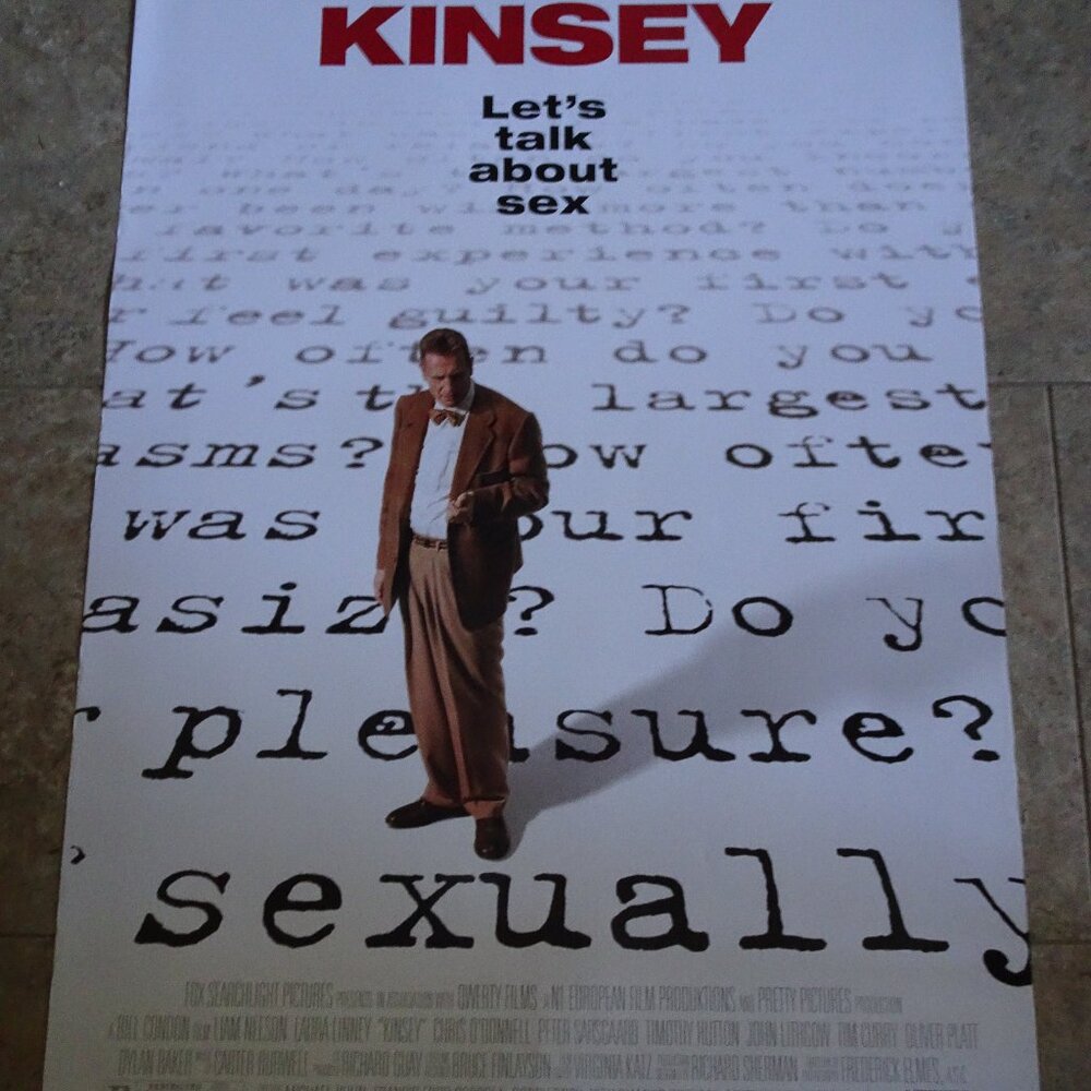 KINSEY - MOVIE POSTER WITH LIAM NEESON - ADVANCE - 2004